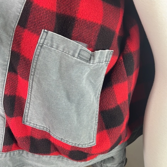 Field & Stream vintage black/white flannel - Picture 2 of 6